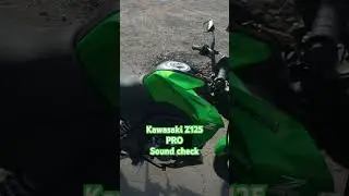 2017 Kawasaki Z125 PRO sound check #kawasaki #125 #z125pro