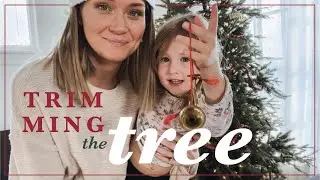 Decorating our Antique + Heirloom Christmas Tree