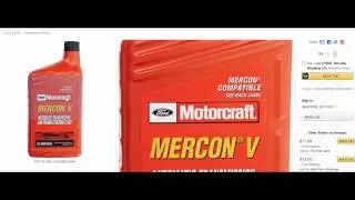 Mercon v transmission fluid
