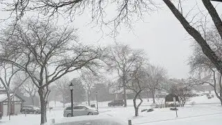 snow suddenly weather changed, 