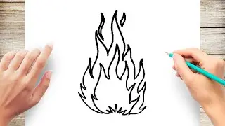 How to Draw Flames Step by Step for Kids