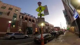 SUNRISE WALK * City Morning Sights & Sounds * East on South St from Near 13th * Philadelphia ASMR