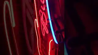 Cool Custom Neon Budweiser Guitar Sign