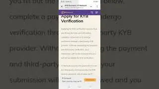 Teturial KYB Pi Network Untuk Setiap Perusahaan Dan Bisnis Anda Agar Sah Di Ecosystem Pi Network.