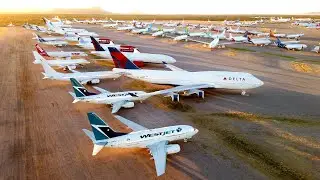 Why Thousands Of Airliners Are Abandoned In The Desert...