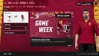 USC vs 20 Texas - Week 4, 2036 - LED
