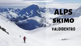 Monte Forcellina - SKIMO Val Viola - 4k Stelvio ALPS Drone