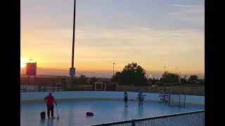 Sunset box lacrosse