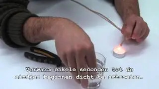 Sjortouw afbranden