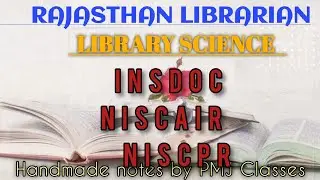 @PMJClasses |INSDOC|NISCAIR|NIScPR|CSIR|Library_science|College_librarian