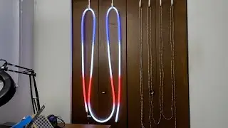 FastLED Door Hook Rope Matrix by Chemdoc77
