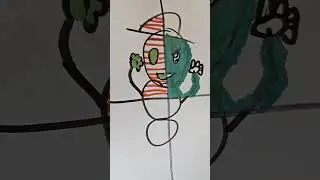 Snowman Grinch Candy cane bear ⛄️ #happynewyear #stickman #snowman #kidsvideo #drawing #posca