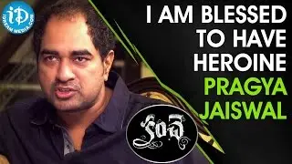 I Am Blessed To Have Heroine Pragya Jaiswal in Kanche - Krish || Talking Movies With iDream