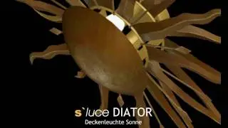 s-luce Diator / Deckenleuchte Sonne / Licht-Design Skapetze / www.skapetze.com