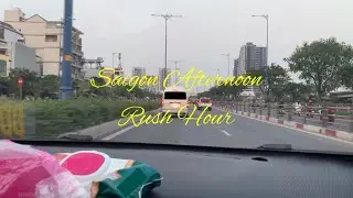 Sài Gòn Giờ Cao Điểm Chiều / Saigon Afternoon Rush Hour Drive | Will NVK on the Road