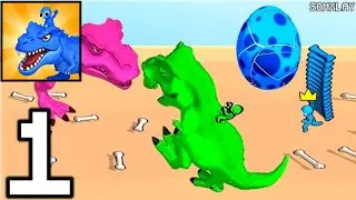 Super dino War - Gameplay Walkthrough Part 1 All Levels 1-10 (Android,iOS)