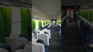 INSIDE FIRST CLASS INTERCITY TRAIN (PORTUGAL) #inside #interior #firstclass #first #class