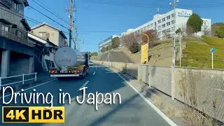 8-Minute Driving in Japan | Gamagori City towards Kota Town in Aichi Prefecture | 4K HDR