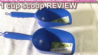 FOOD SCOOP 1 CUP SCOOP Van Ness Pets Cat And Dog Food Scoop 1 Cup, BPA Free Plastic REVIEW