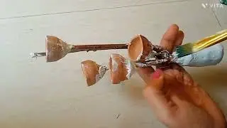 Best out of waste Diwali decoration ideas using dry tree branches 🌱