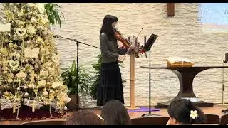 Viola solo: Annette Park &ldquo;O Holy Night&rdquo; (Accompanist: Hyunjoo Lee)