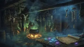 The Völva’s Witch Hut 🦴 Bone Rattles, Runes & Cauldron Bubbling (Nordic Shamanic Meditation)