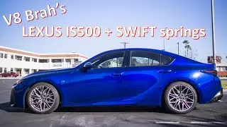 Lexus IS 500 | First IS 500 on Swift Spec-R Lowering Springs!