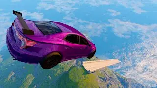 Stair Jumps Down  Car Crashes Compilation in BeamNG Drvie #073  BeamNG drive