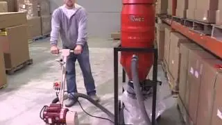 WS2220 Bagger Vac Portable Vacuum (In Action with Grinders) |  