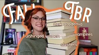 books to read in Fall 🍁🎃 | vampires, unhinged women, dark academia, cozy horror & more | Autumn TBR