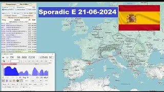 [Sporadic E] FM DX - Radio stations from Spain - received in Bosnia (21-06-2024)