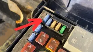 Chassis Control Module Fuse 15A Location Chevrolet Malibu 2013-2016