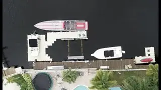 Stu Jones Project 1080 Completed Boat Lift Platform