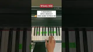 Windy Hill - Piano Tutorial #pianotutorial