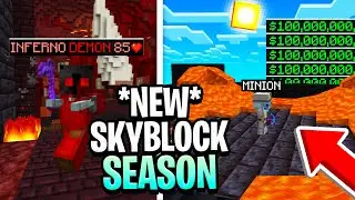 BRAND NEW OP SKYBLOCK SEASON! | Minecraft Skyblock | FadeCloud