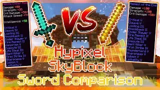 Hypixel Skyblock &mdash; Аспект Края против Эмбер Рода! Что лучше?!