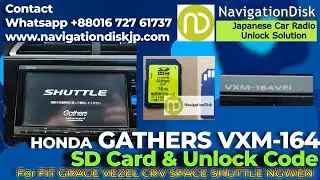 Honda Gathers VXM 164 vfi unlocked by Navigationdisk for our Trinidad 🇹🇹 Customer over whatsapp