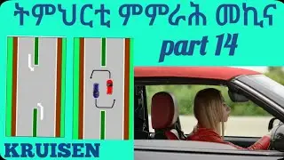ትምህርቲ ምምራሕ መኪና part 14 (Auto Rijles part 14 Kruisen) #theories #mth #fnan #fanus #habesha #eritrea