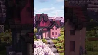 Cherry Grove Home #minecraft #minecraftbuilding #minecrafttutorial #minecraftshorts #shorts