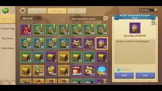 Open bags from Behemoths (2 days of Lost Realm play)