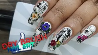 5 Easy STEP for Dry Brush Nails!!