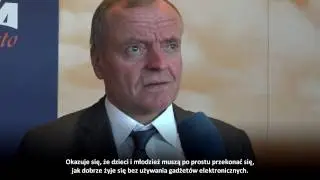 Prof. Manfred Spitzer światowej sławy psycholog o nowoczesnej edukacji z pi&oacute;rem i kartką