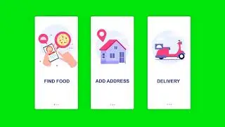 Food Delivery App - Motion Graphics - After Effects Template - 100% Free Download