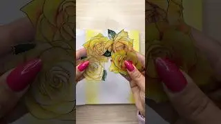 Yellow💛🌼✨ #asmr #journal #viralvideo #journaling #scrapbooking #diy #flowers #yellow #tinglebloom