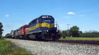 CSXT K644-12 (6/12/11) ICE SD40-3 leading!