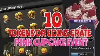 10 TOKENS OR COINS CRATE OPENING (PINK CUPCAKE EVENT) - Walking Dead RTS