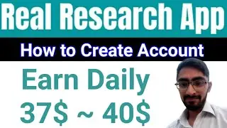 How to Create Account on Real Research App | How to Sign Up in Real Research App | Technical Asad