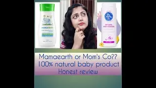 Mamaearth or Mom's co? | 100% natural, toxin free baby products i use | Aashi Vlogs