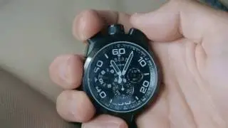 Bomberg bolt 68 Neon Ice Blue - Chronograph & Conversion