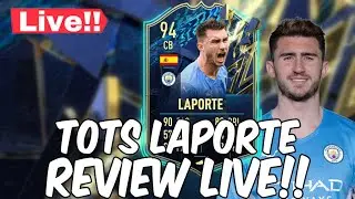 FIFA 22 LAPORTE TOTS REVIEW! BEST CB IN THE PREM?